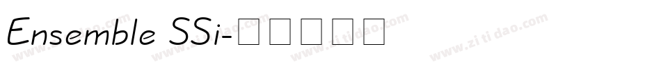 Ensemble SSi字体转换